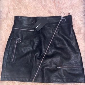 Leather skirt